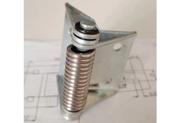 Easy To Install 3mm Thick Spring Zinc Aluminum Alloy Flag Door Hinge For Wooden Door Hydraulic Hinge