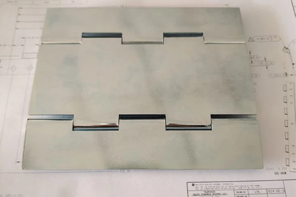 Galvanized Biaxial Hinge